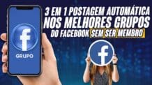 3 EM 1 POSTE em MILHARES de GRUPOS DO FACEBOOK [SEM SER MEMBRO] Ganhe dinheiro na internet