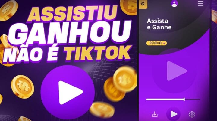 🤑GANHE Dinheiro AINDA HOJE Assistindo Vídeo neste APP que NÃO é TIKTOK Ganhe dinheiro na internet