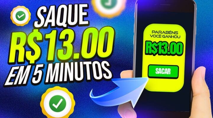 🤑COMO GANHAR R$13.00 REAIS em 5 MINUTOS (VIA PIX, NA HORA) – JOGOS de CELULAR que PAGAM de VERDADE