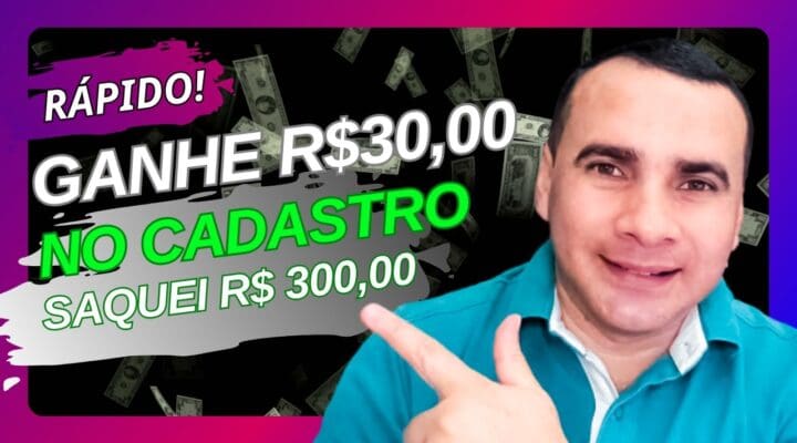 💸CADASTRE GANHE R$30 AGORA SAQUEI R$300.00 APP PAGANDO no PIX | Ganhar Dinheiro na internet