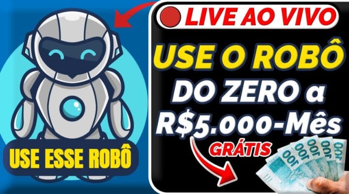 [🔴LIVE] Use esse ROBÔ e Fature do ZERO a R$5.000 por Mês (Como Ganhar Dinheiro na Internet)