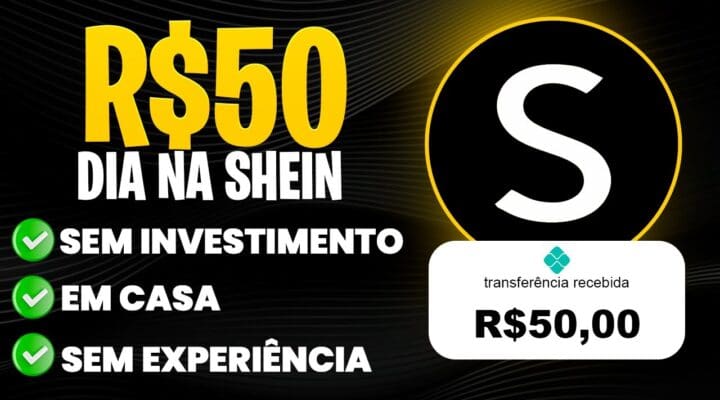 Como Trabalhar na SHEIN e GANHAR R$50 DIA EM CASA pela internet SEM INVESTIMENTO e SEM EXPERIÊNCIA