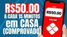 Como ganhar dinheiro rápido e fácil na internet ATÉ R$50.00 A CADA 15 MINUTOS em CASA (COMPROVADO)