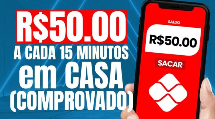 Como ganhar dinheiro rápido e fácil na internet ATÉ R$50.00 A CADA 15 MINUTOS em CASA (COMPROVADO)