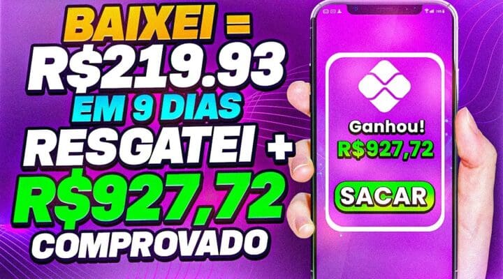 [BAIXEI GANHEI R$219.93] e em 9 DIAS Resgatei R$927,72 [+PROVA] Como ganhar dinheiro na internet