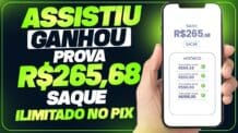 🚨PROVA R$265,68 SAQUE ILIMITADO NO PIX GANHE DINHEIRO ASSISTINDO VÍDEOS Ganhar dinheiro online