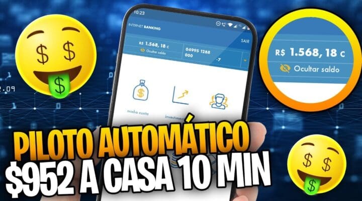 Ganhe $952 A Cada 10 Minutos Automaticamente Honestamente – Ganhe Dinheiro na Internet