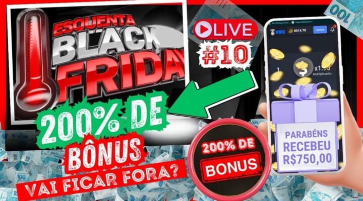 [⚠ACABANDO]: Bet-Wix está DANDO 200% de BÔNUS! da Black Friday Live #10