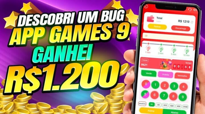 APP Games 9 BUGOU VEJA o que eu DESCOBRI e Como Alavancar R$698 para R$1200 Estratégia Infalível