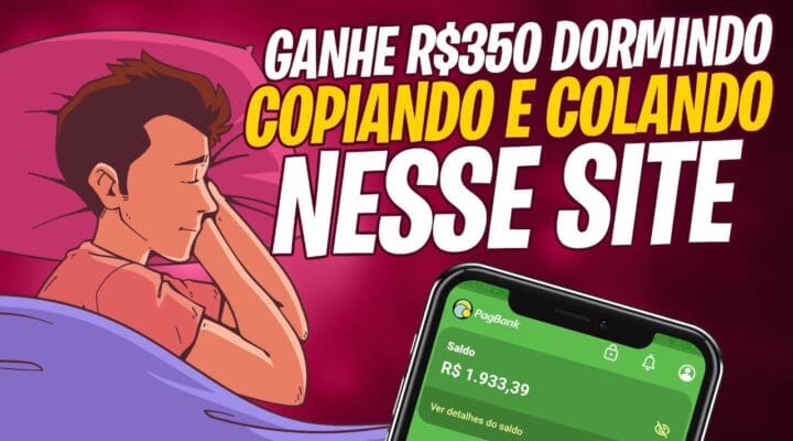 GANHE DINHEIRO DORMINDO R$350 com ESSE SITE DINHEIRO DE VERDADE |Ganhe dinheiro na internet