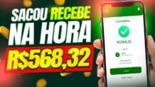 R$58 em SEGUNDOS COM CELULAR! [Prova R$568,32] NOVO APP PAGA PIX de VERDADE 💰💸 | Vinicius Vieira