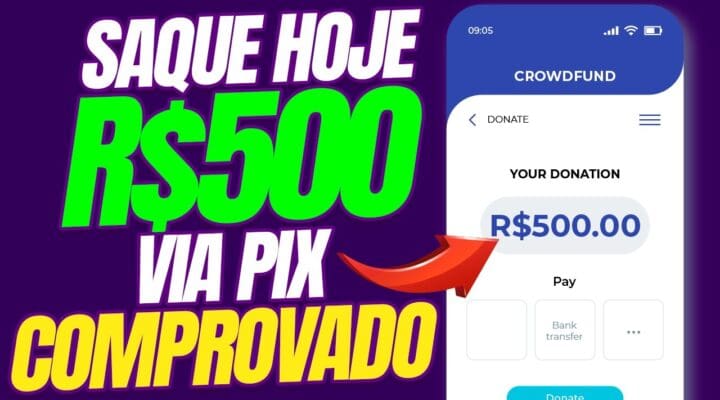 DESCUBRA COMO GANHAR R$500 REAIS nesse APP LANÇAMENTO VIA PIX   PAGA DINHEIRO de VERDADENOVIDADE