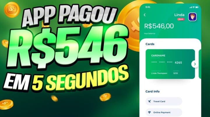 APLICATIVO PAGANDO R$546 no PIX NA HORA! APP PARA Ganhar dinheiro na internet em 2023 e 2024