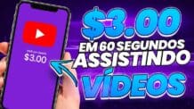 Ganhe $3.00 a Cada 60 Segundos Assistindo a Vídeos do YouTube! | Ganhe dinheiro na internet 2023