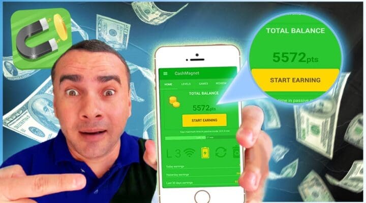 Cash Magnet Como Ganhar Na Internet Pelo Celular (APP Grátis em 2021)