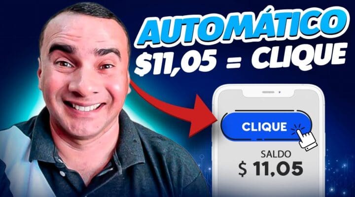 GANHE $ 11,05 AUTOMÁTICO em Segundos com CLIQUE (Ganhe dinheiro na internet) Vinícius Vieira