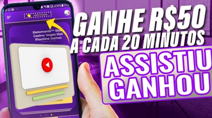 Aplicativo Pagando TODO DIA Ganhar Dinheiro na Internet Via Pix (Assistindo Vídeo)