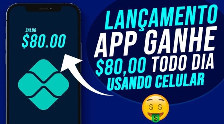 Ganhe $ 80 Todo Dia (Usando Celular) App Paga Todo Dia no Pix Como Ganhar dinheiro na Internet