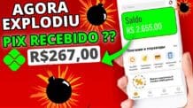 (EXPLODIU) PIX RECEBIDO R$267 GRÁTIS SEM INVESTIR em 15 Segundos Como Ganhar Dinheiro na Internet