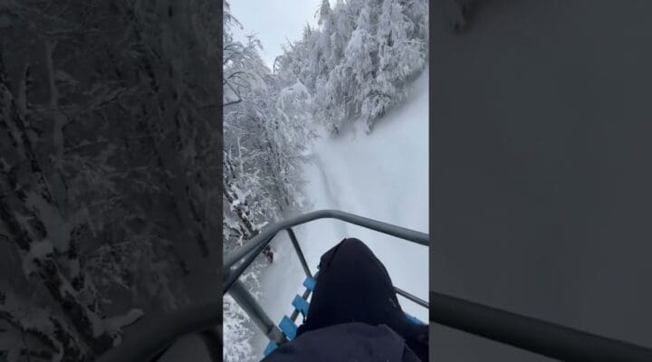 Brasileiro vendo a neve pela primeira vez!