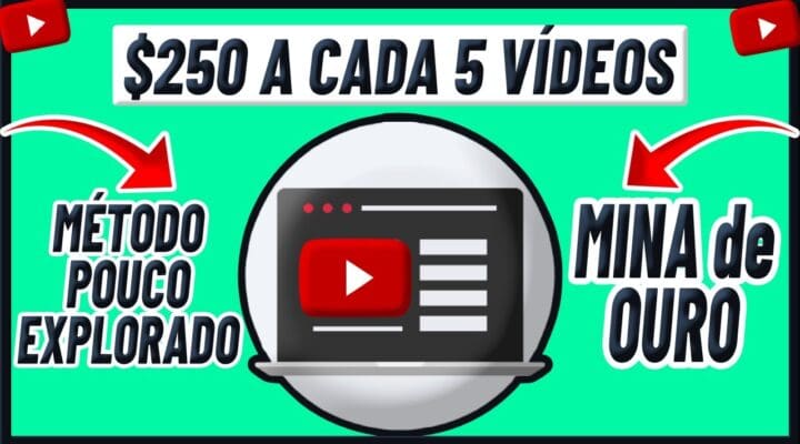 INÉDITO $250 a cada 5 vídeos que você assiste GANHA DINHEIRO de VERDADE(Ganhe Dinheiro na Internet)