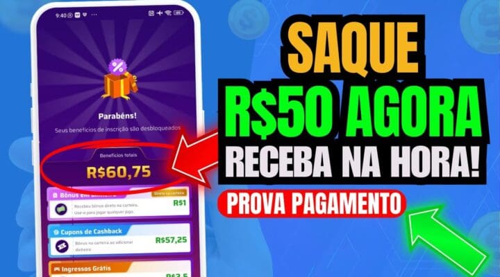 Jogos que PAGAM via PIX App Winzo Games BAIXOU GANHOU R$60,75 de GRAÇA SAQUEI R$50,00