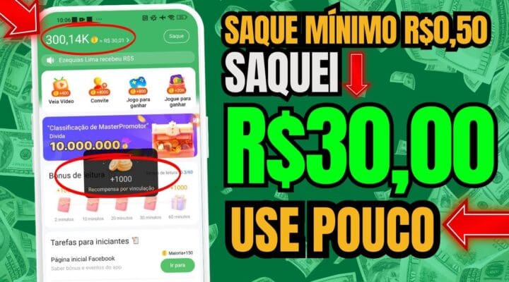 App Rio Rush ASSISTIU GANHOU de GRAÇA SAQUE MÍNIMO R$0,50 Jogos que pagam via pix