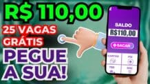 GANHE R$110.00 REAIS em 1 MINUTO (VIA PIX, SÓ 25 VAGAS) – JOGOS de CELULAR que PAGAM de VERDADE