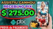 SAQUE EM DÓLAR e RECEBA no PIX $275.00 (+PROVA) SÓ para Assistir Vídeos Anúncios (GARANTIDO)