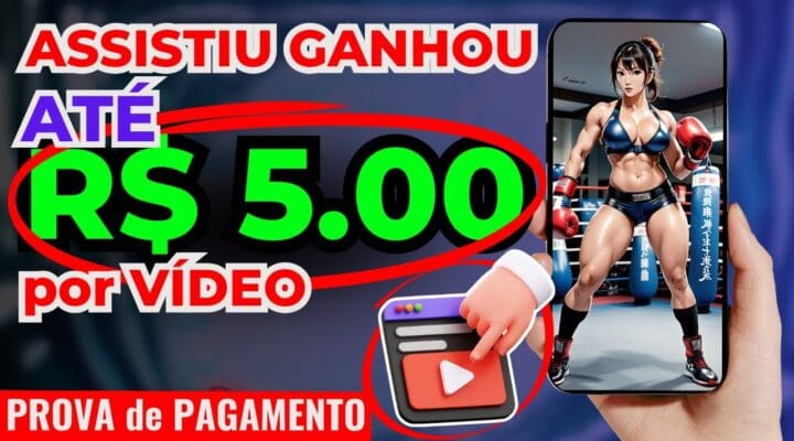 DÁ PRA GANHAR R$5,00 em Dinheiro Online para Cada Vídeo Assistido no YOUTUBE (+PROVA = GARANTIDO)