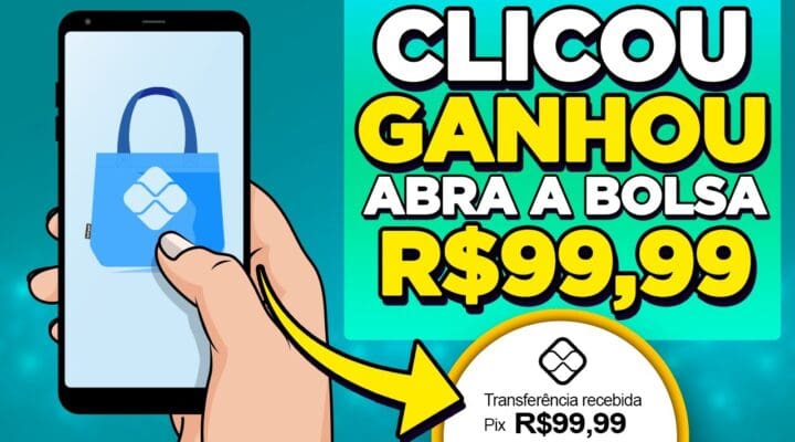 🚨Ganhe R$ 3,89 por MINUTOS [Clique e ABRA essa BOLSA] USE o celular) Como ganhar dinheiro online