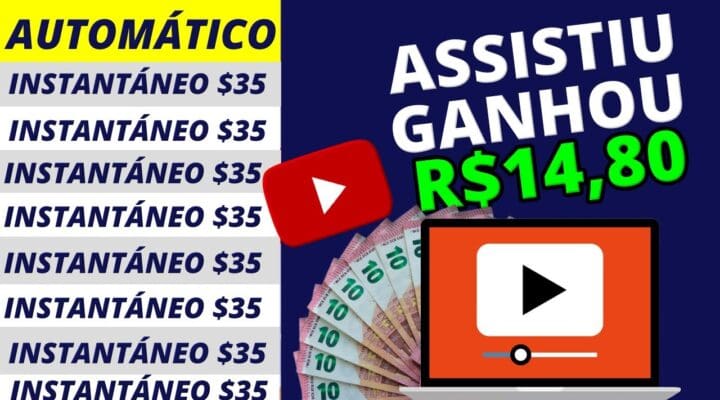 🚨Receba R$ 14,80 a cada 5 MINUTOS no PAYPAL | Ganhar Dinheiro Assistindo Vídeos na Internet