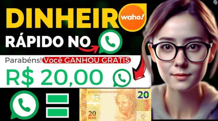 Como ganhar dinheiro R$10 no Aplicativo Waho USANDO seu WhatsApp (APP que PAGA Dinheiro de Verdade)