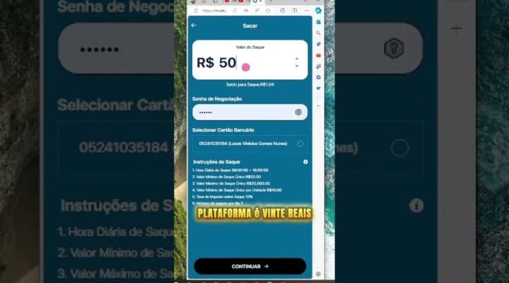 Como SACAR na plataforma Tutorial completo
