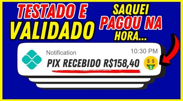 TESTEI NOVAMENTE o Saque R$158 Pagou na HORA Como ganhar dinheiro online