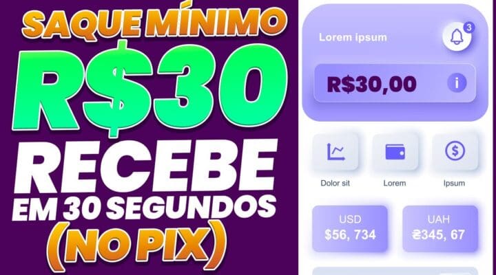 SAQUE MÍNIMO R$30.00 RECEBE em 30 SEGUNDOS (NO PIX, NA HORA) – JOGOS de CELULAR que PAGAM de VERDADE