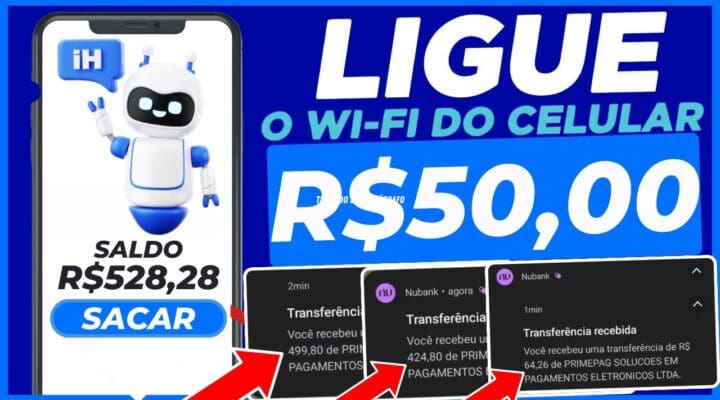 🤑[LANÇAMENTO Bitwise] Ganhe R$50 Todo Dia – USE o Wi-Fi no Celular (Como ganhar dinheiro online)