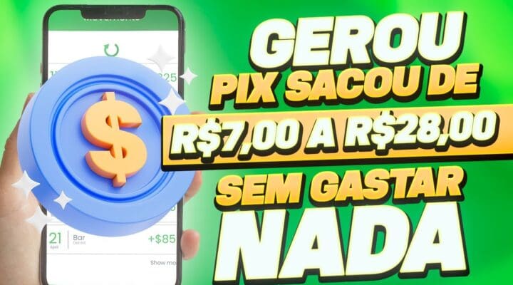 🔥 REVELADO:Como Ganhar PIX de R$7 a R$28 a Cada Hora SEM Gastar Nada 💰🚀Dinheiro online