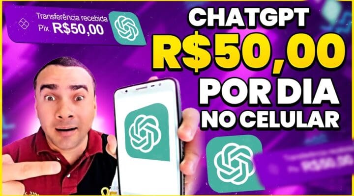 3 DICAS: Como o ChatGPT pode ajudá-lo a ganhar R$50 dinheiro extra em casa POR DIA