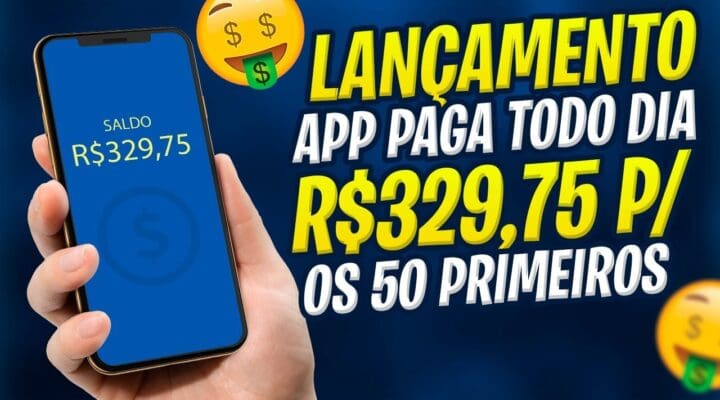 🔥LANÇAMENTO Aplicativo Pagando Todo Dia [PRESENTE R$329,75 ] Como Ganhar Dinheiro na Internet