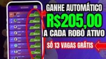 NOVO LANÇOU APP COM PROVA R$300 GANHE R$205 por DIA a Cada Robô Ativo Sacou RECEBEU Pix na Hora