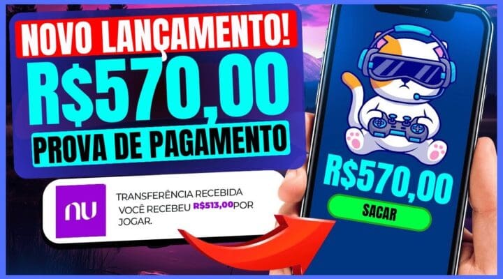 NOVO LANÇAMENTO APP COM PROVA R$513.00 Paga Mesmo por Cada Robô Ativo Sacou RECEBEU Pix na Hora