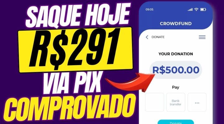 LANÇAMENTO APP PAGOU R$291 no PIX Em SEGUNDOS! Ganhar Dinheiro Online no Automático