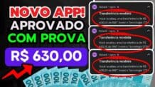 NOVA PLATAFORMA Veja Prova de Pagamento R$630 (Sacou Recebeu) APP que Paga Dinheiro de Verdade